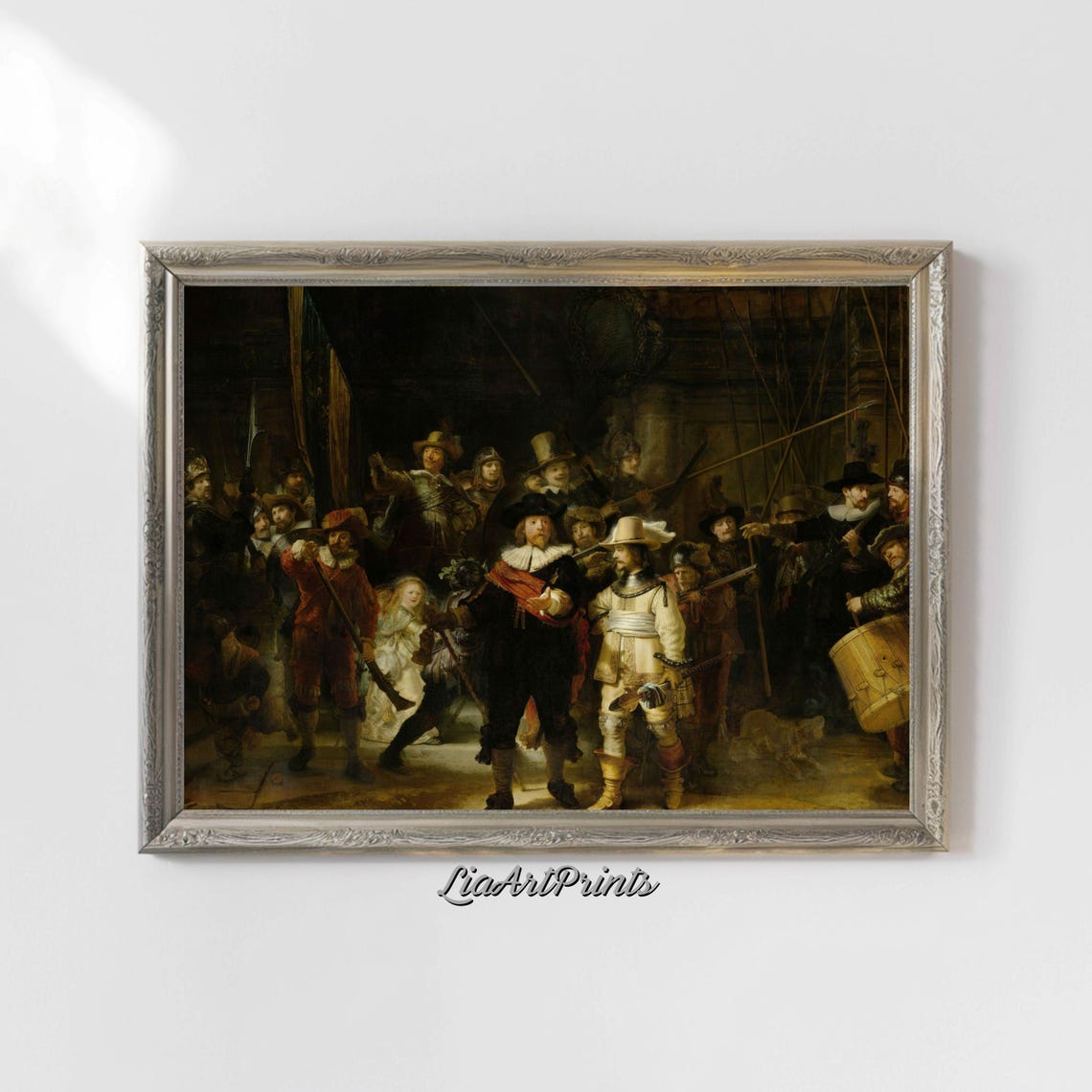 Rembrandts The Night Watch Dutch Golden Age Art Print Classic Historical Masterpiece - Image 4