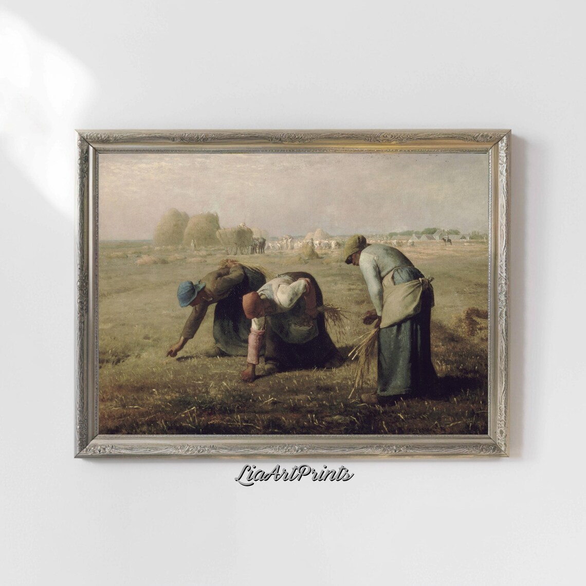 The Gleaners Jean Francois Millet Vintage Realist Harvest Field Poster - Image 4