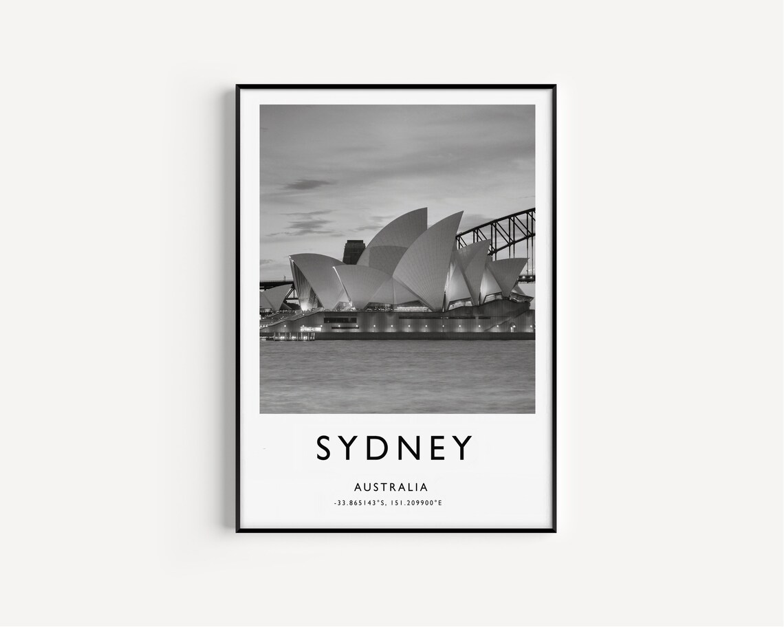 Sydney Travel Poster, Australia Travel Art - Image 2