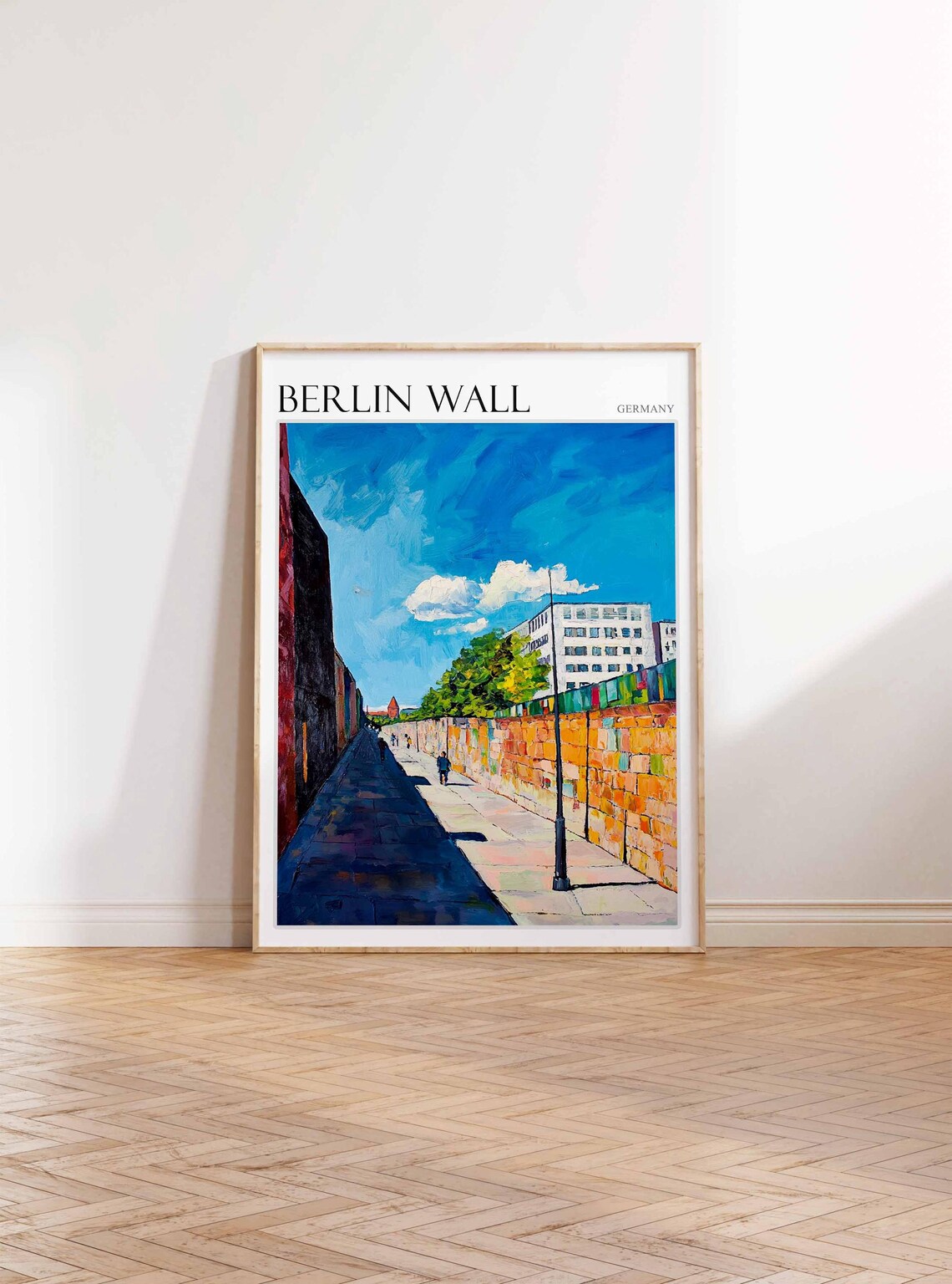 Berlin Wall Poster Germany Travel Print German Decor Europe Travel Poster European Wall Art City Print Berlin Wall Travel Poster - Image 3