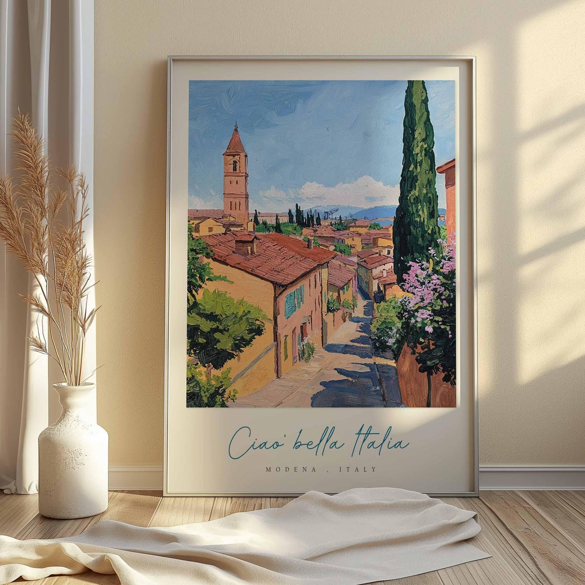 Modena Poster Italian Travel Print Modena Travel Art Modena Wall Art Italy Art Italy Travel Decor Italian Travel Gift - Image 2