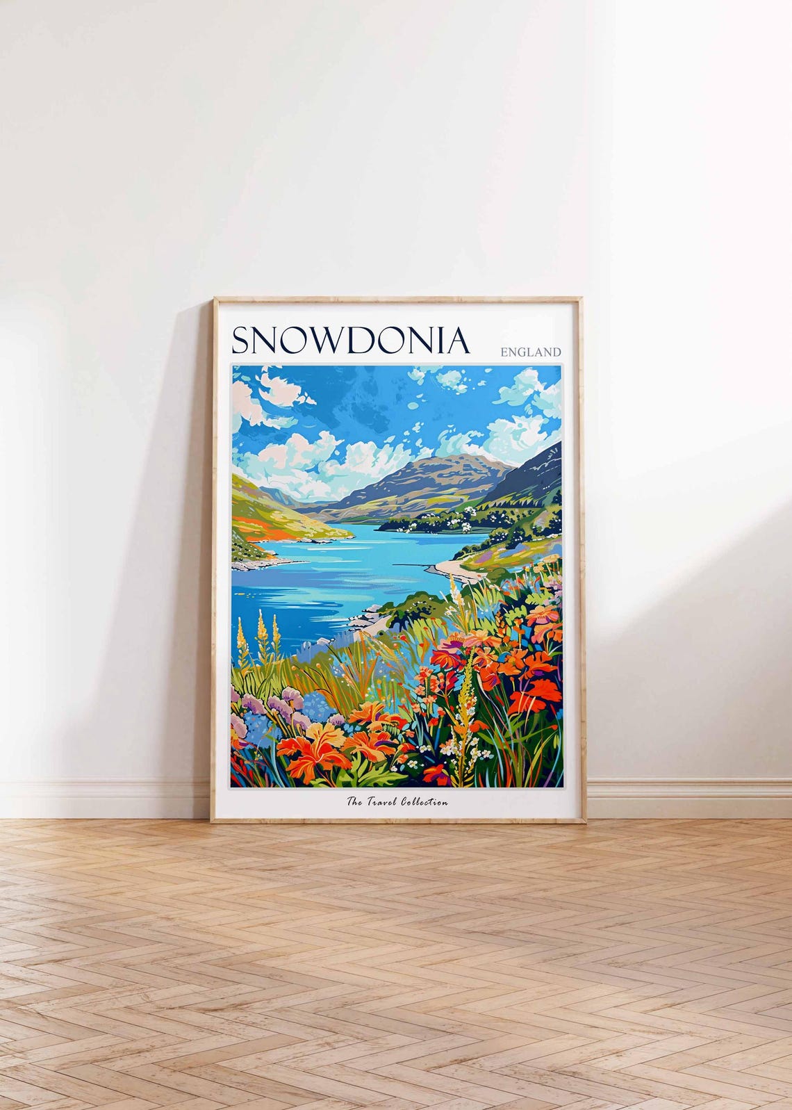 Snowdonia Poster Wales Poster Mountain Poster Uk Travel Poster Uk National Park Wales Gift Snowdonia Print Snowdonia Travel Gift - Image 2