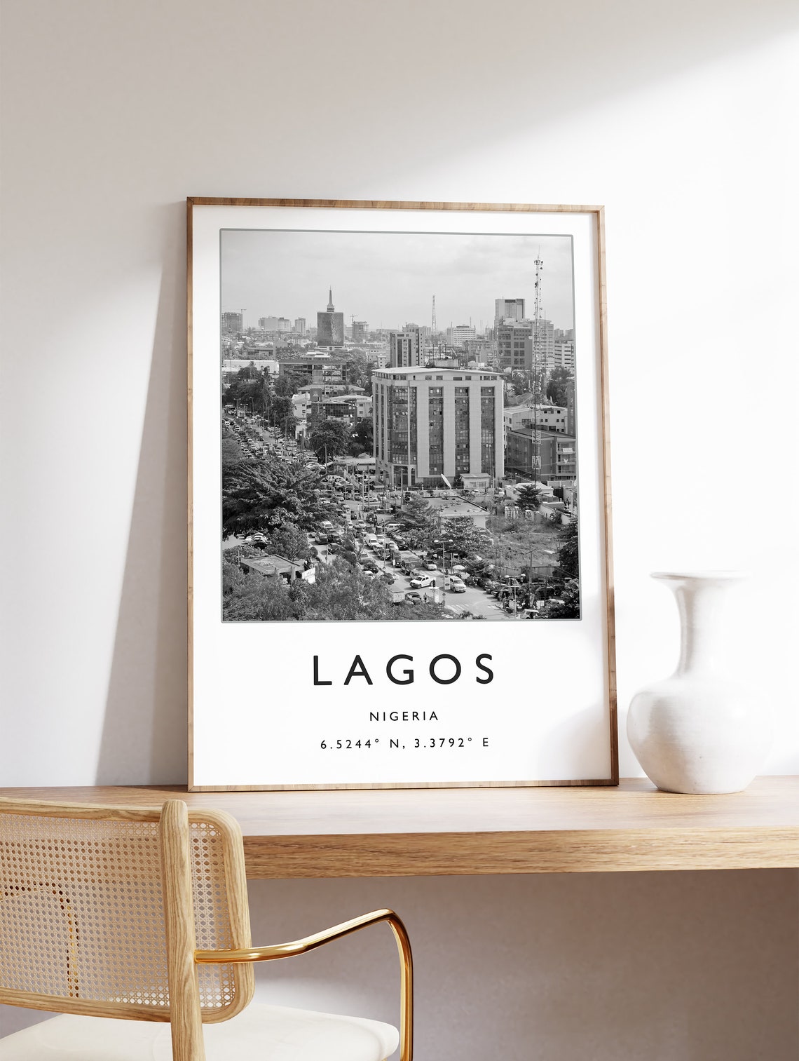 Lagos Travel Print Lagos Travel Poster African Travel Poster Nigeria Travel Art Print African Wall Art African Print - Image 2