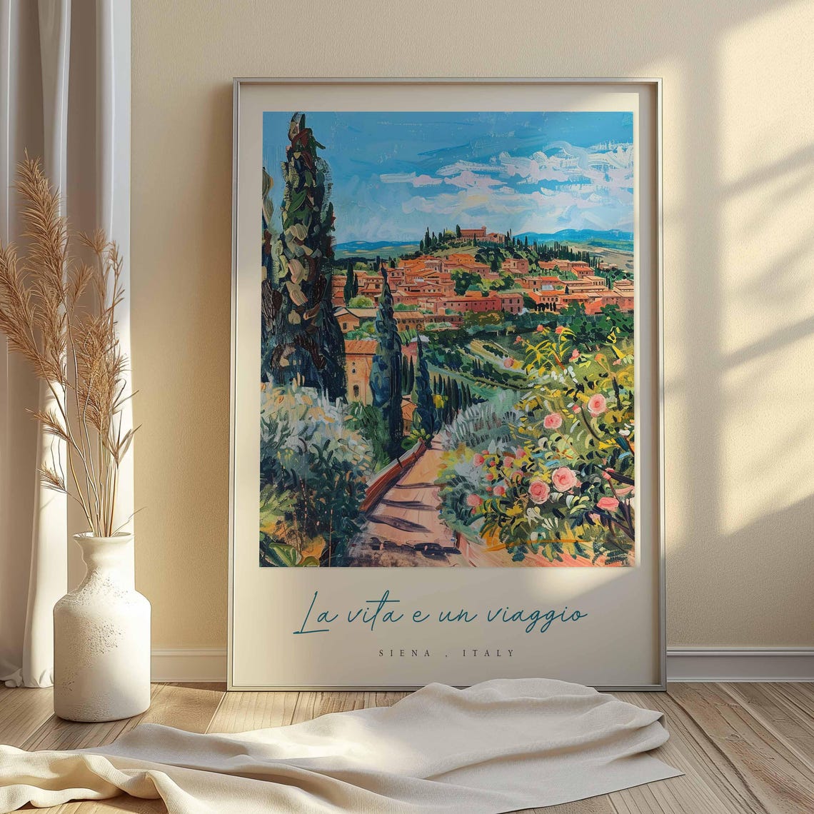 Siena Poster Italian Travel Print Siena Travel Art Siena Wall Art Italy Art Italy Travel Decor Italian Travel Gift - Image 2