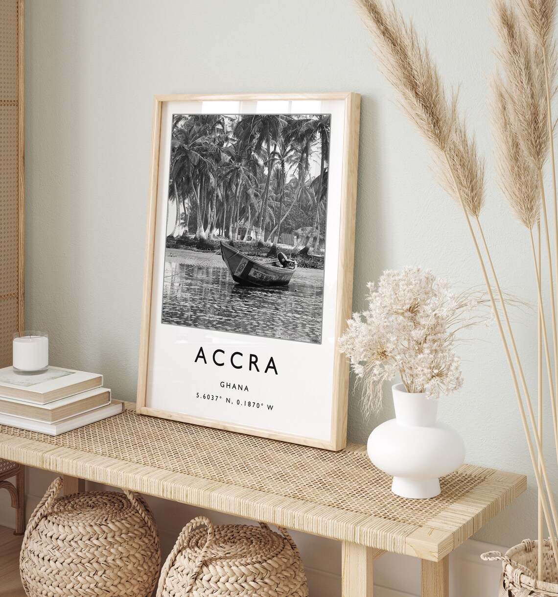 Accra Travel Poster, Ghana Travel Art Print - Image 2