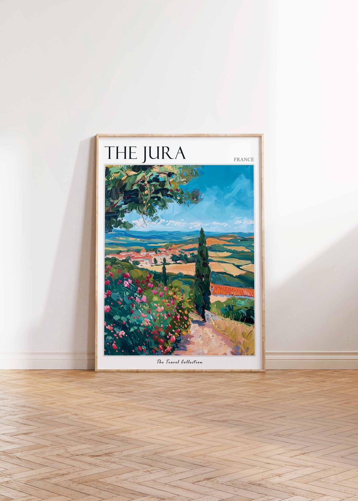 The Jura Poster France Travel Print French Decor Europe Travel Poster European Wall Art Mountain Print The Jura Travel Poster - Image 2