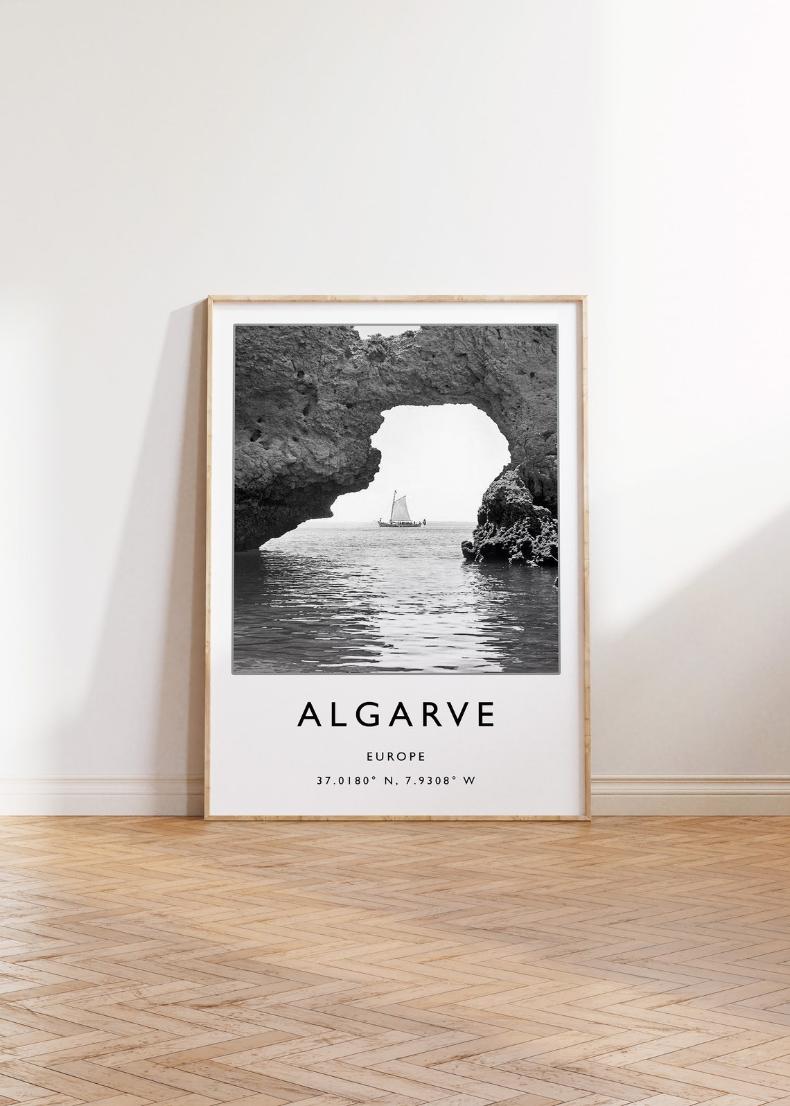 Algarve Travel Print Portugal Travel Poster Algarve Gift Travel Art Coastal Art Seaside Decor Travel Decor Photographic Print - Image 2