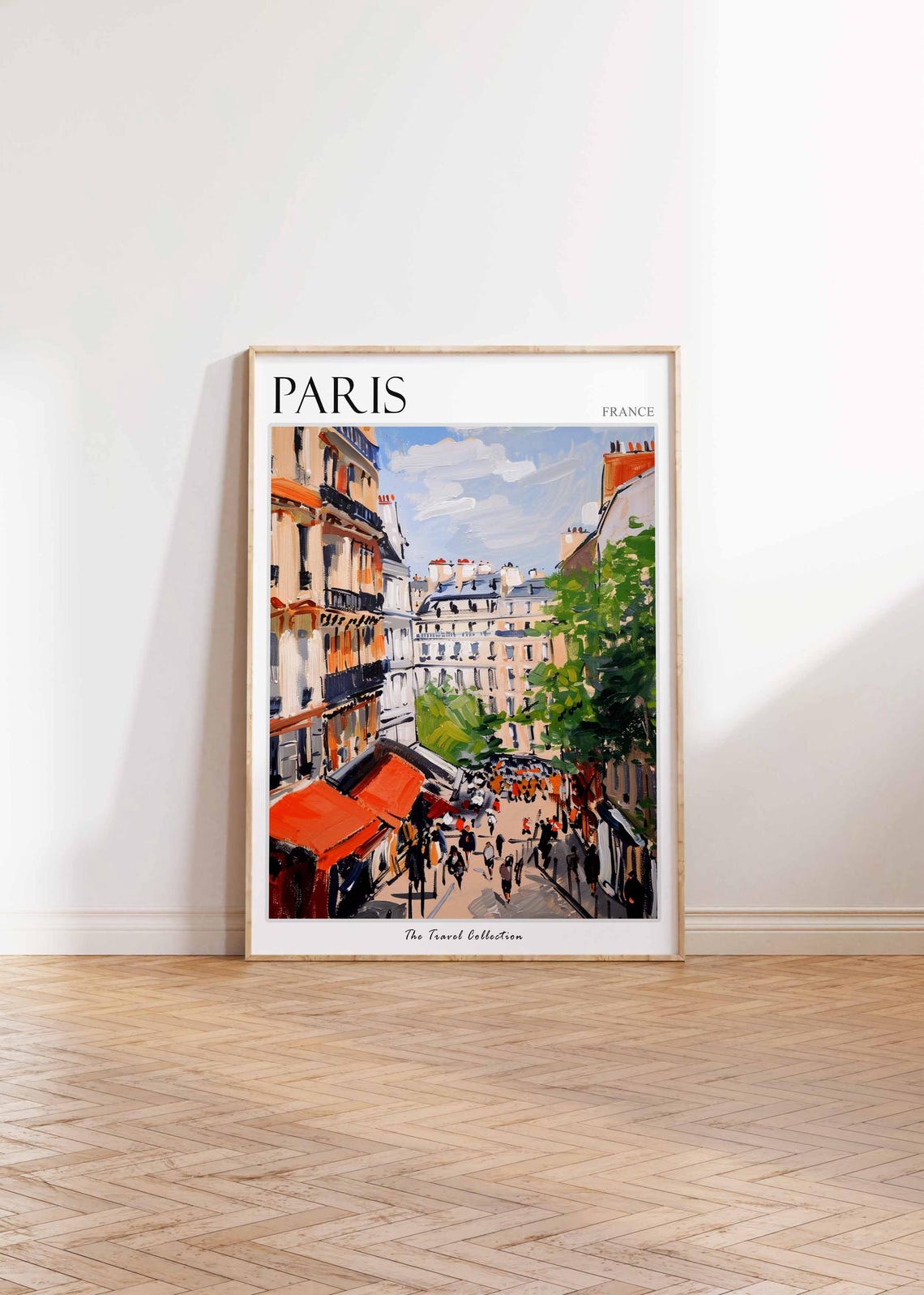 Paris Poster France Travel Print French Decor Europe Travel Poster European Wall Art City Print Paris Gift Paris Travel Poster - Image 2