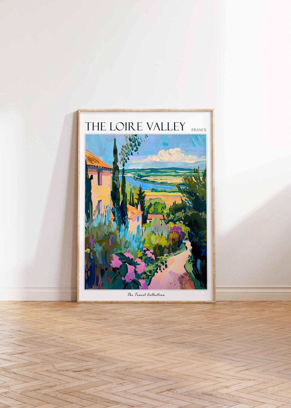 The Loire Valley Poster France Travel Print French Decor Europe Travel Poster European Wall Art The Loire Valley Travel Poster - Image 2