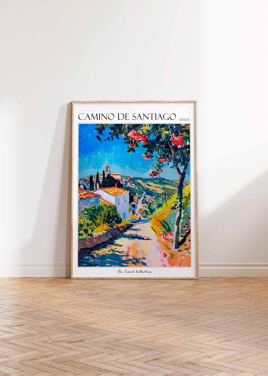 Camino De Santiago Travel Poster, Spain Europe - Image 2