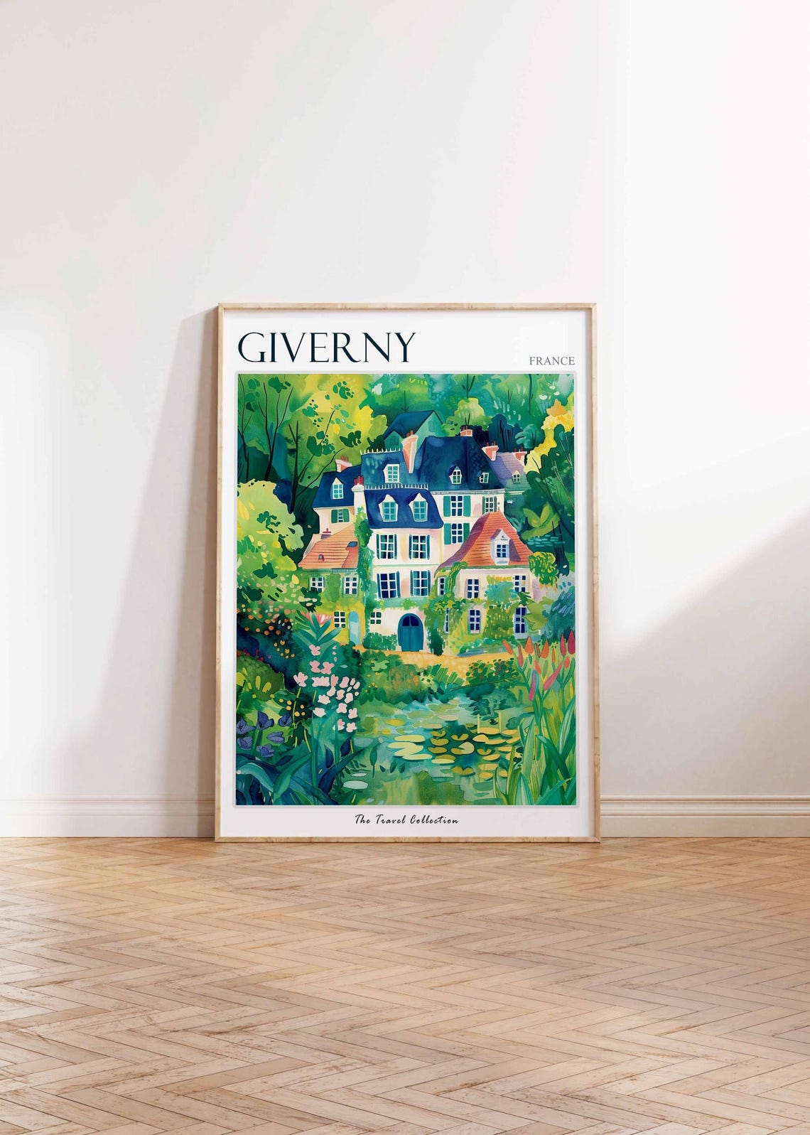 Giverny Poster France Travel Print French Decor Europe Travel Poster European Wall Art Giverny Gift Giverny Travel Poster - Image 2