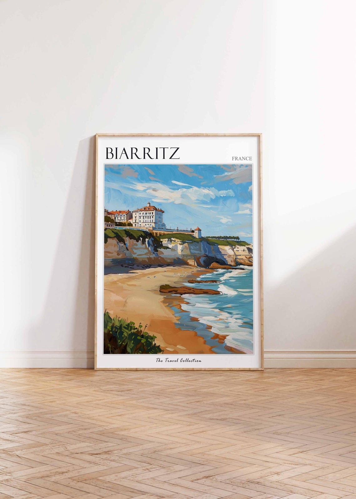 Biarritz Poster France Travel Print French Decor Europe Travel Poster European Wall Art Biarritz Gift Biarritz Travel Poster - Image 2