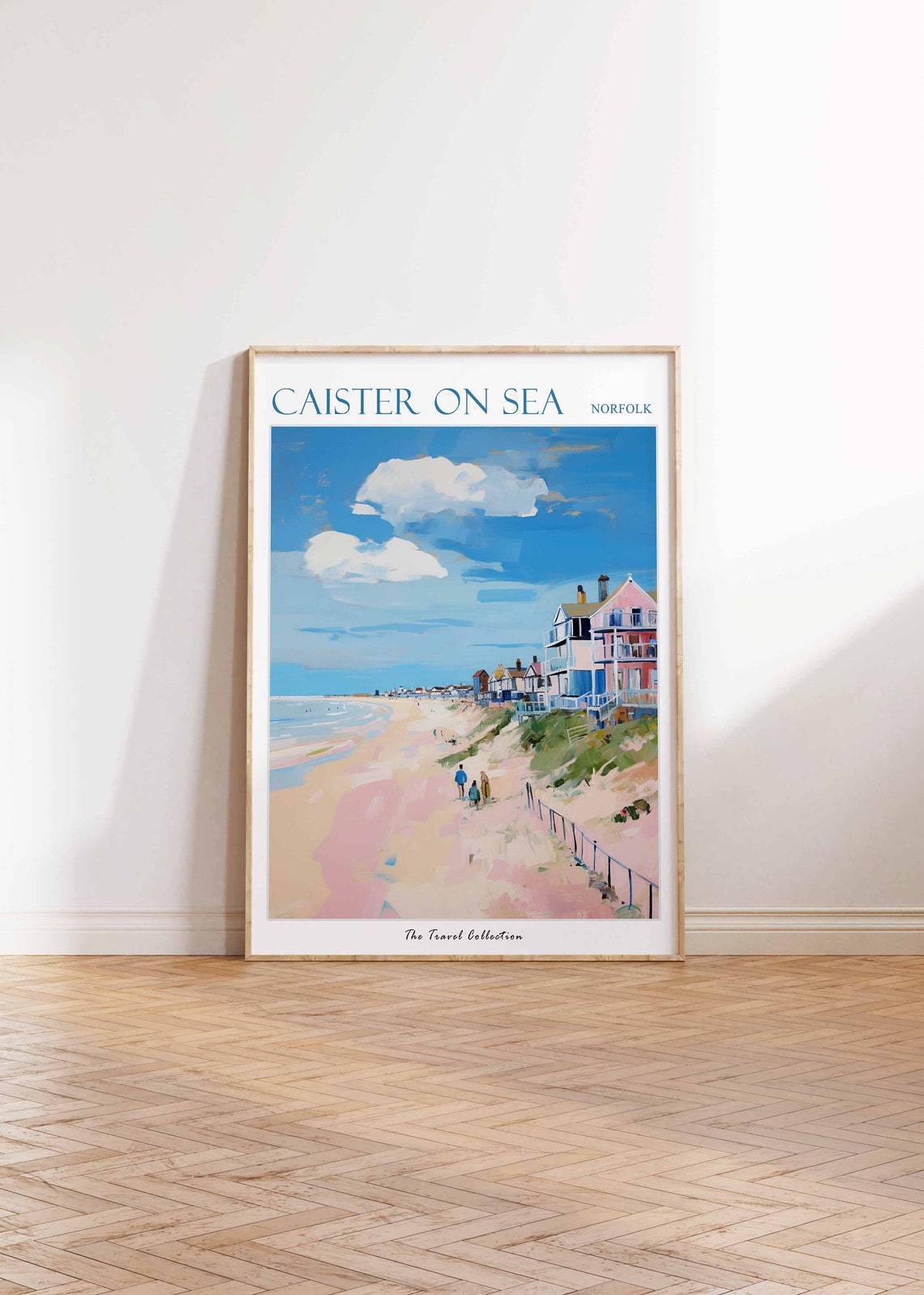 Caister On Sea Poster Caister On Sea Travel Print Norfolk Poster Caister On Sea Travel Poster Beach Art Caister On Sea Gift - Image 2