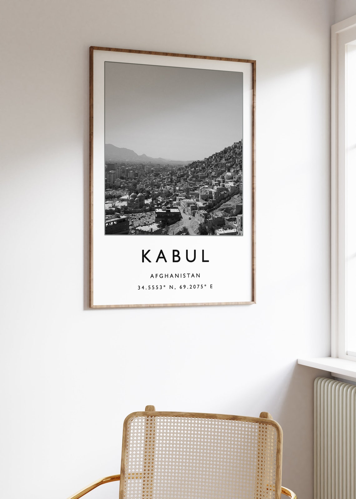 Kabul Travel Print Kabul Travel Poster Afghanistan Travel Poster Travel Art Travel Poster Black And White Art Travel Gift A1a2a3a4 - Image 2