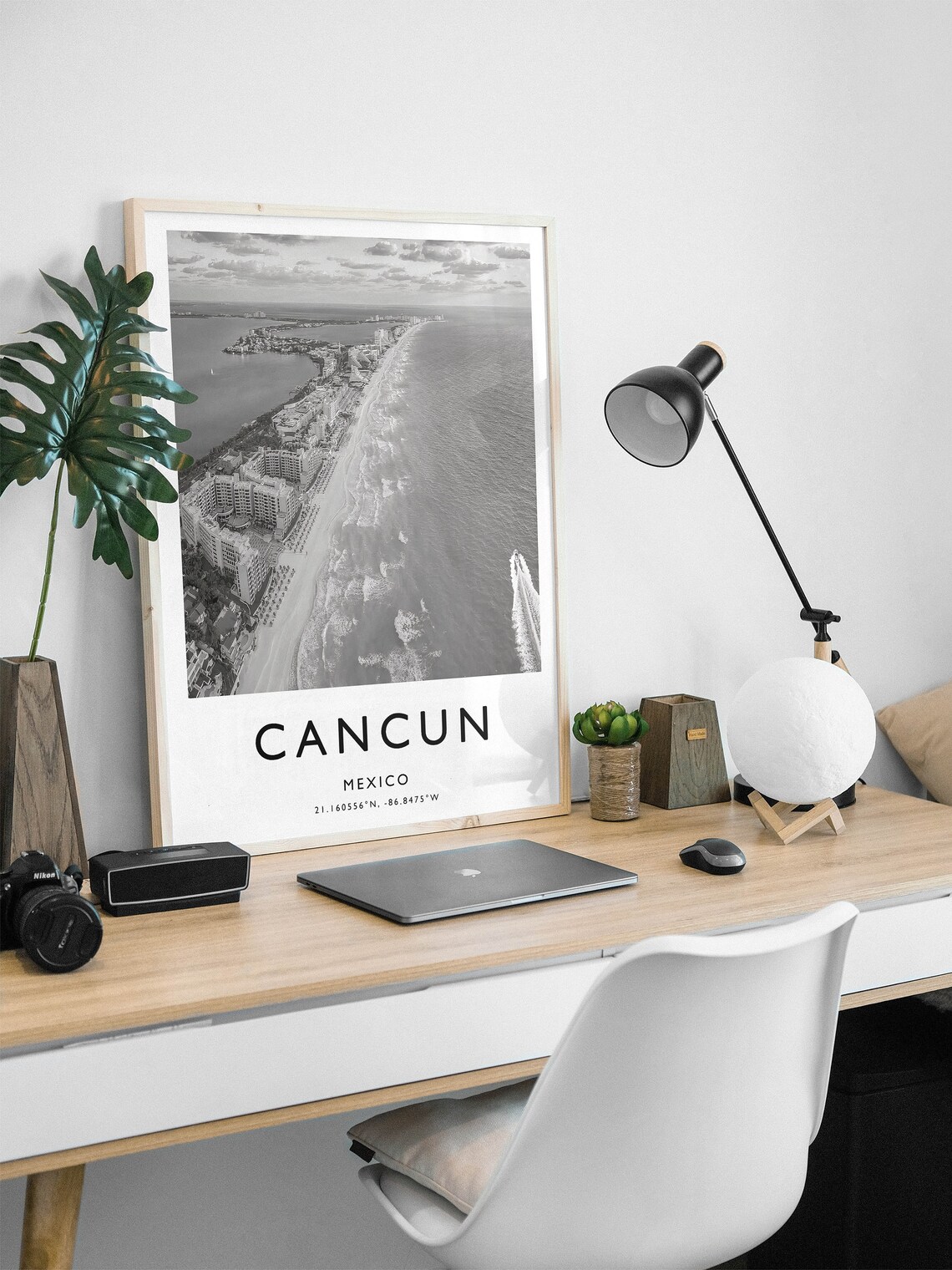 Cancun Travel Poster, Mexico Travel Art Print - Image 3