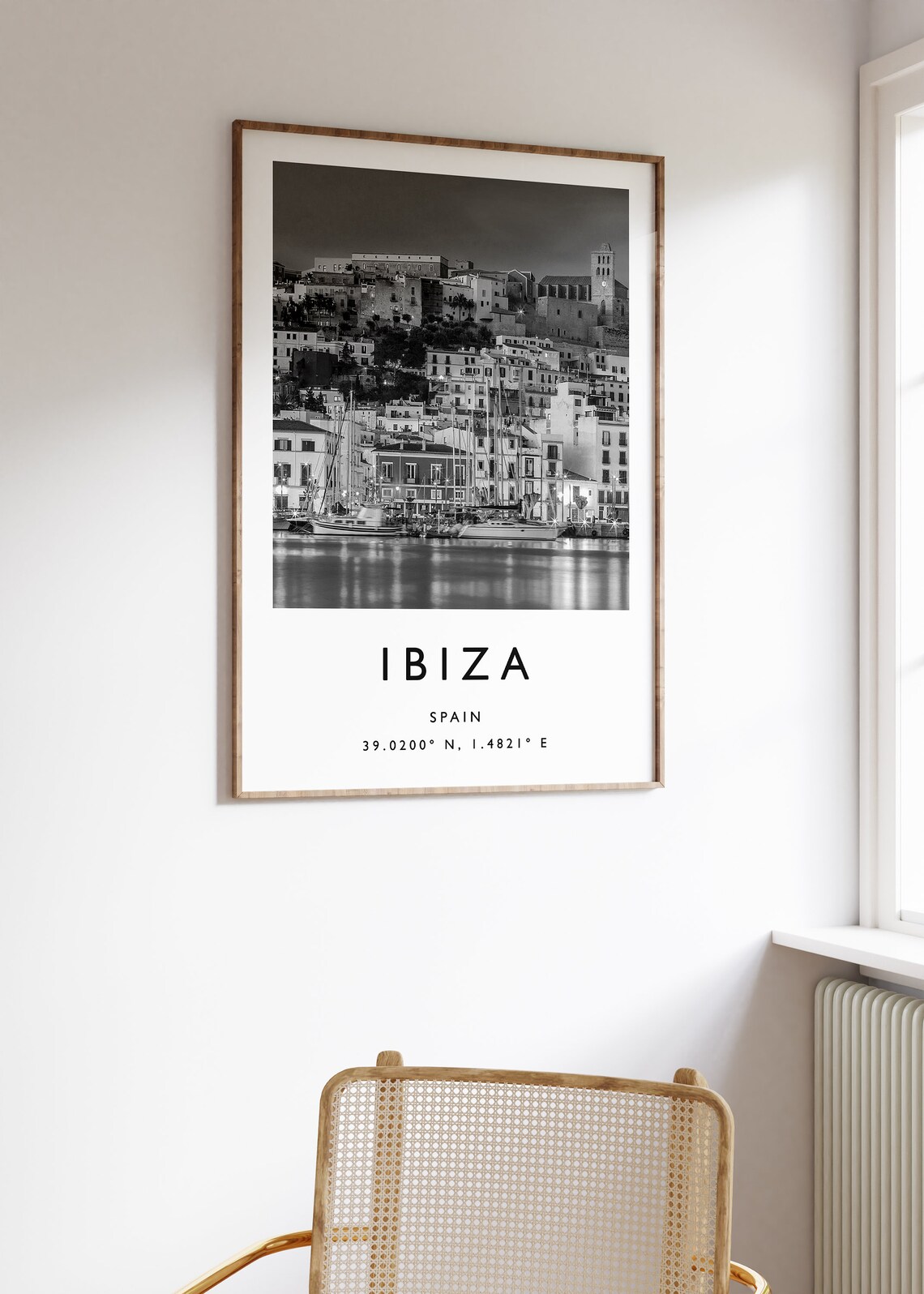Ibiza Minimalist Travel Poster, Spain Travel Decor - Image 3