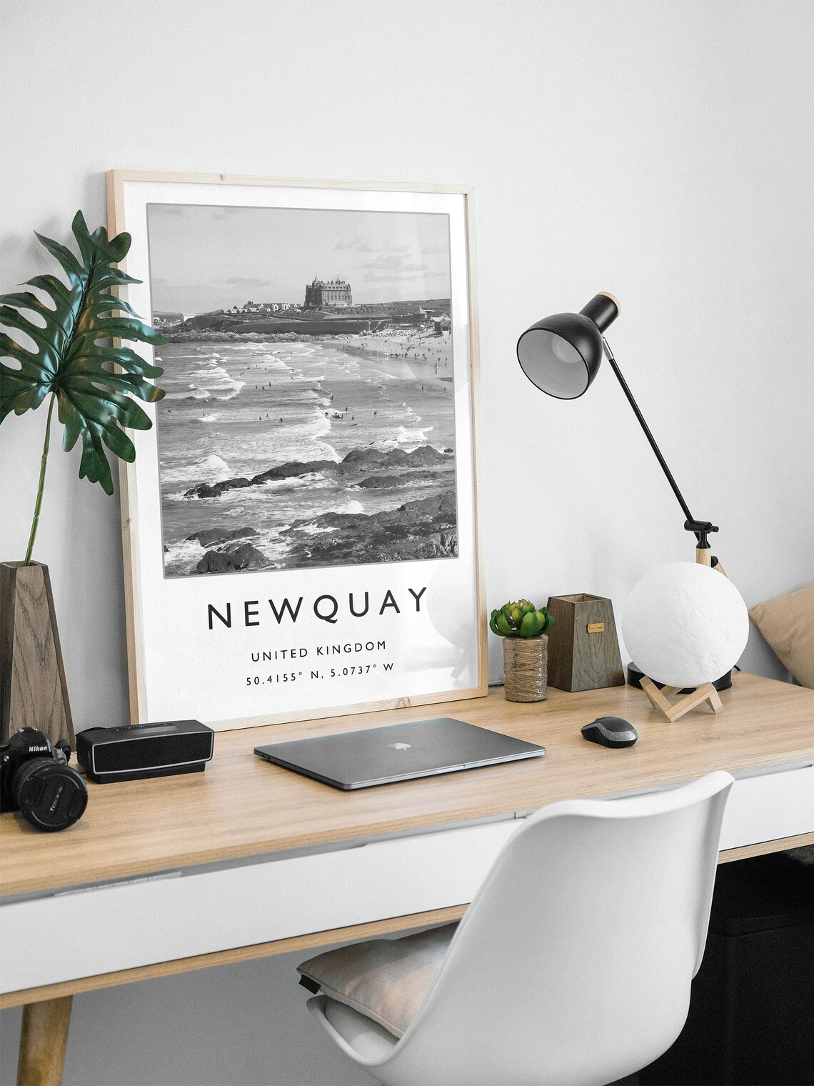 Newquay Cornwall Travel Poster, Seaside Art Print - Image 2