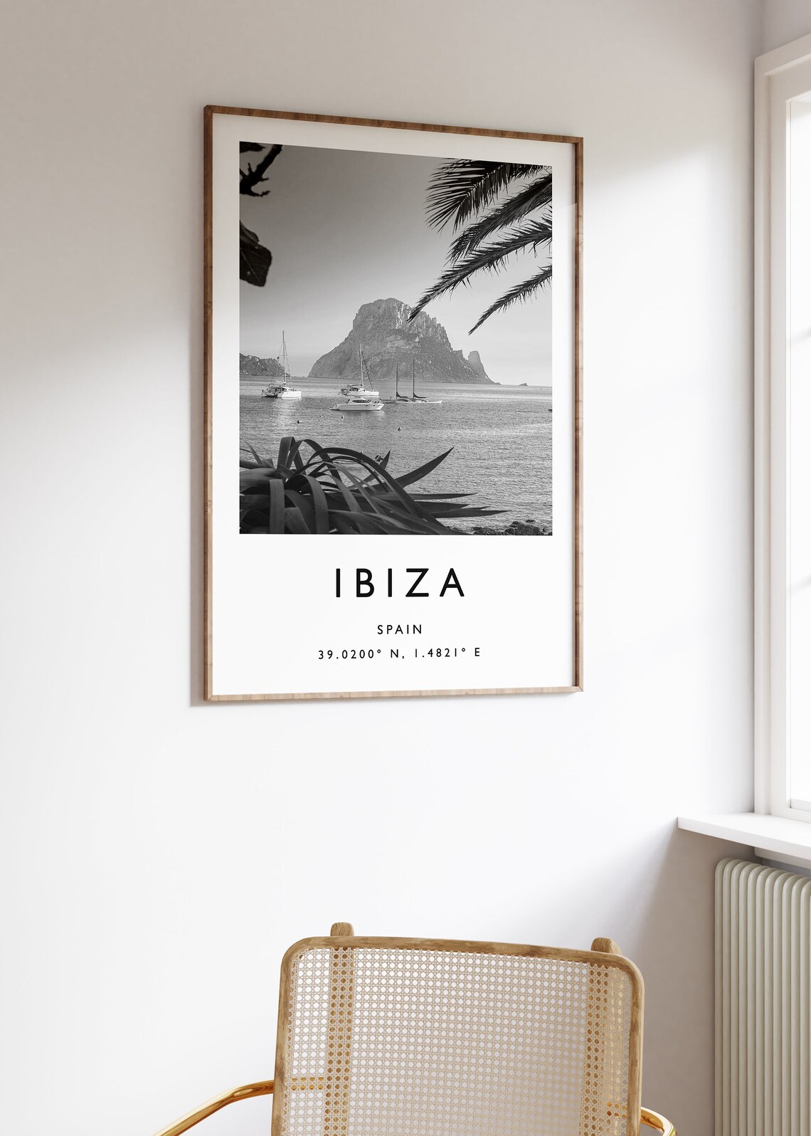Ibiza Minimalist Travel Poster, Spain Travel Print - Image 3