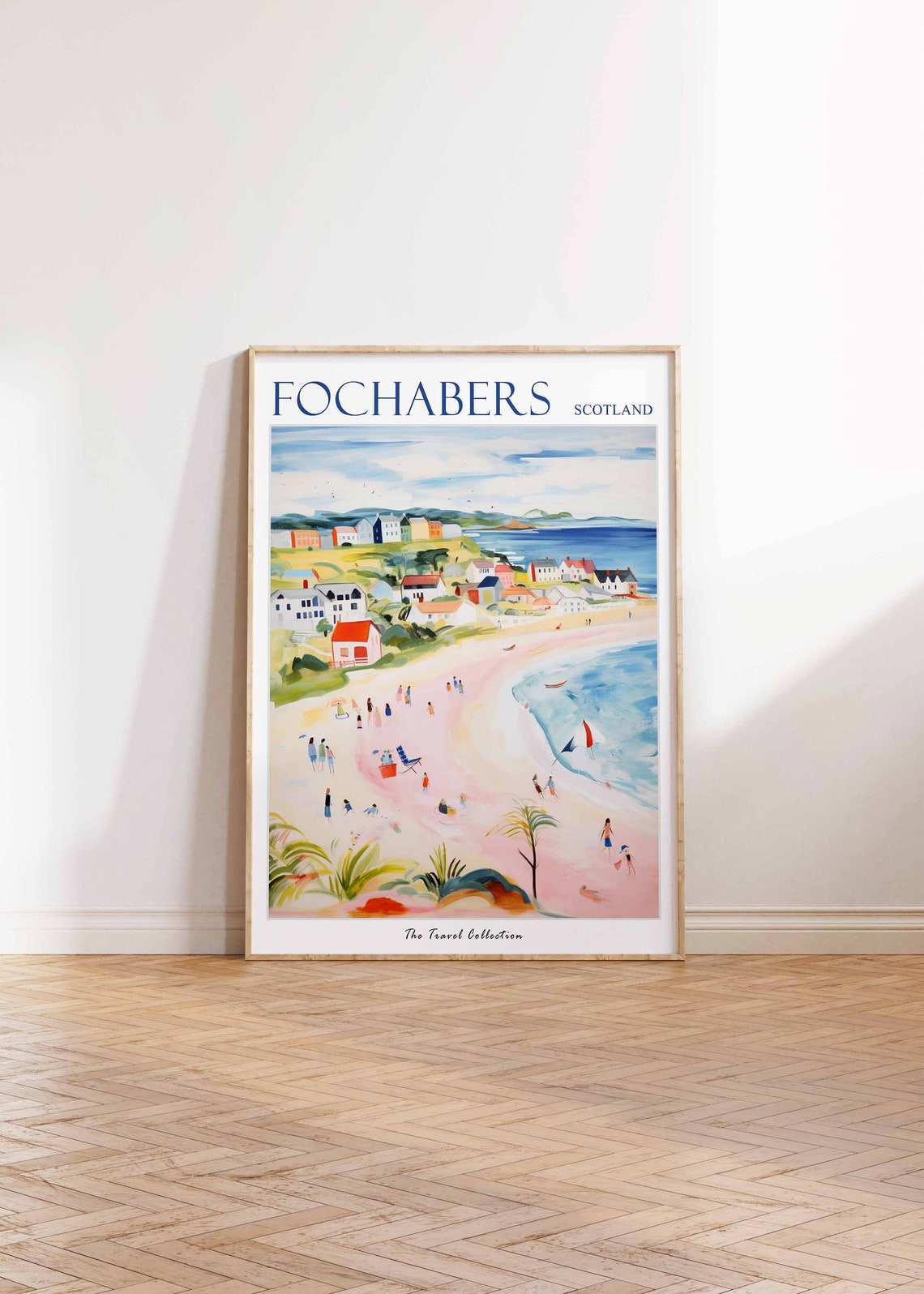 Fochabers Poster Fochabers Travel Print Scotland Travel Poster Scottish Decor Tropical Decor Sea Print Fochabers Gift - Image 2