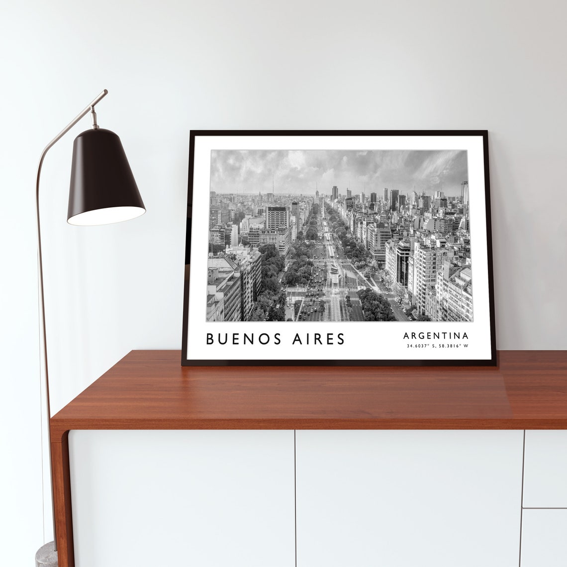 Buenos Aires Print Buenos Aires Poster Argentina Travel Print Argentina Print Black And White Travel Poster Travel Art Travel Gift - Image 3
