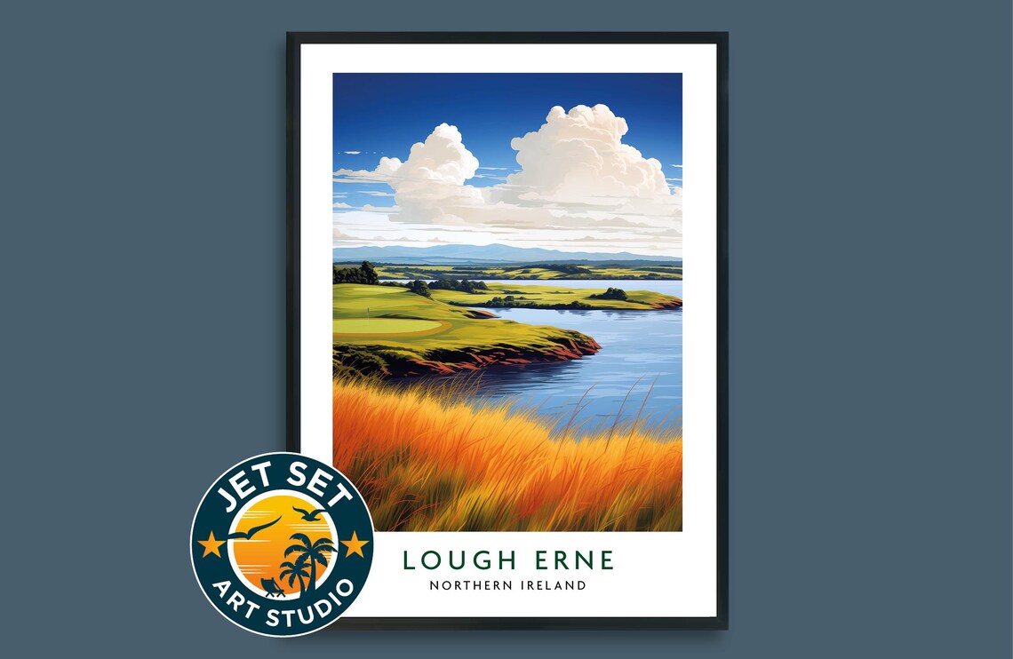 Lough Erne Golf Course, Northern Ireland Art Print