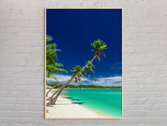 Real Photo Fiji Print Wall Art Poster Decor Oceania