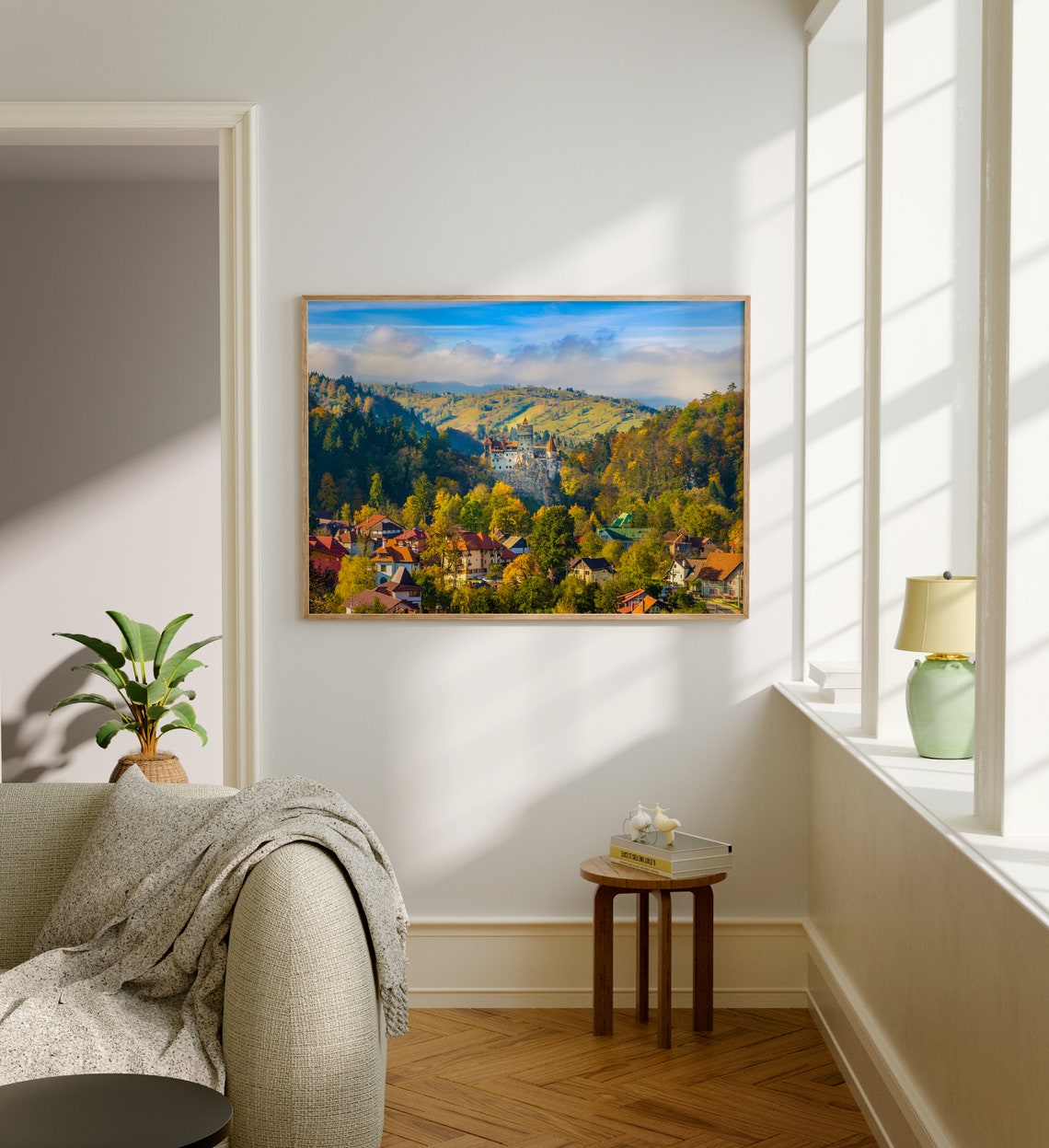 Legendary Bran Castle Romania Dracula Castle on Rocky Hill Poster - Image 5