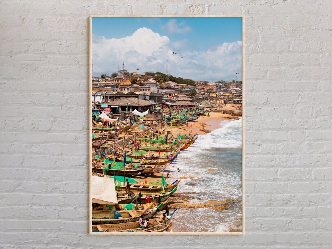 Ghana Travel Photo Art Print, Africa Wall Decor