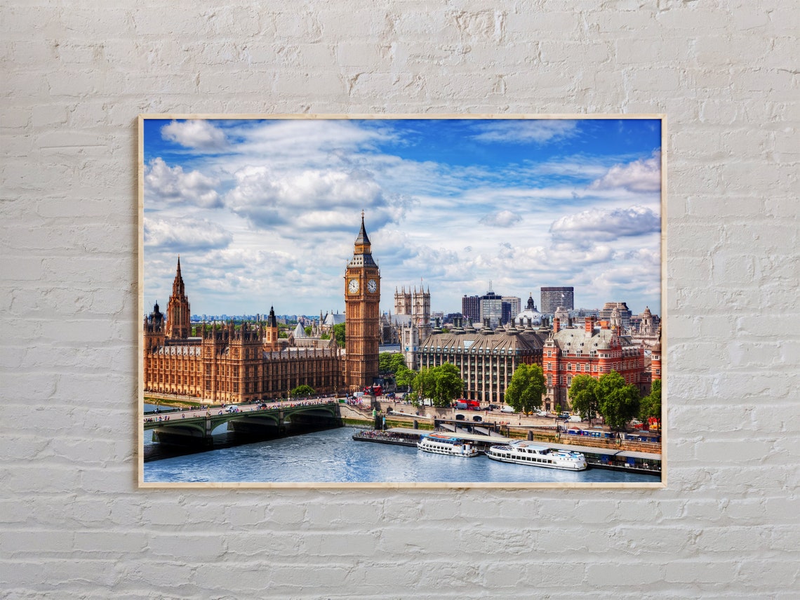 Real Photo London Print London Wall Art London Poster London Photo London Poster Print London Wall Decor England Poster Print