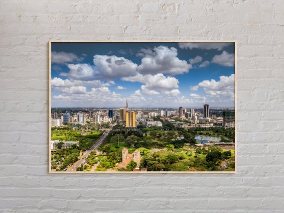 Real Photo Nairobi Print Nairobi Wall Art Nairobi Poster Nairobi Photo Nairobi Poster Print Nairobi Wall Decor Kenya Africa