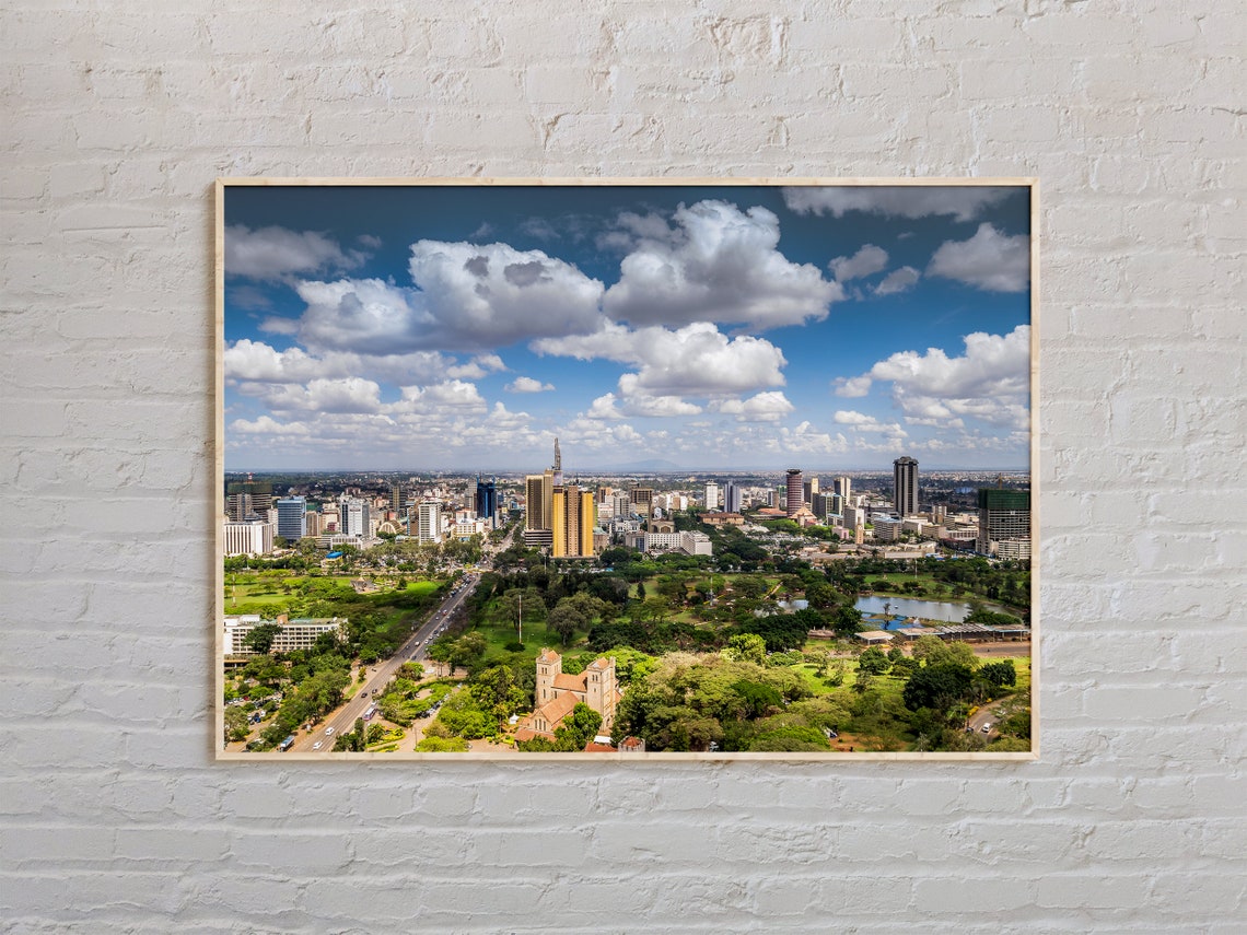 Real Photo Nairobi Print Nairobi Wall Art Nairobi Poster Nairobi Photo Nairobi Poster Print Nairobi Wall Decor Kenya Africa