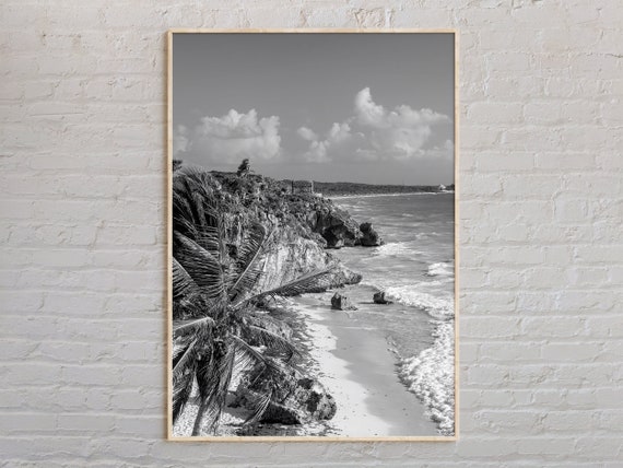 Black And White Mexico Print Wall Art Poster Photo Decor North America