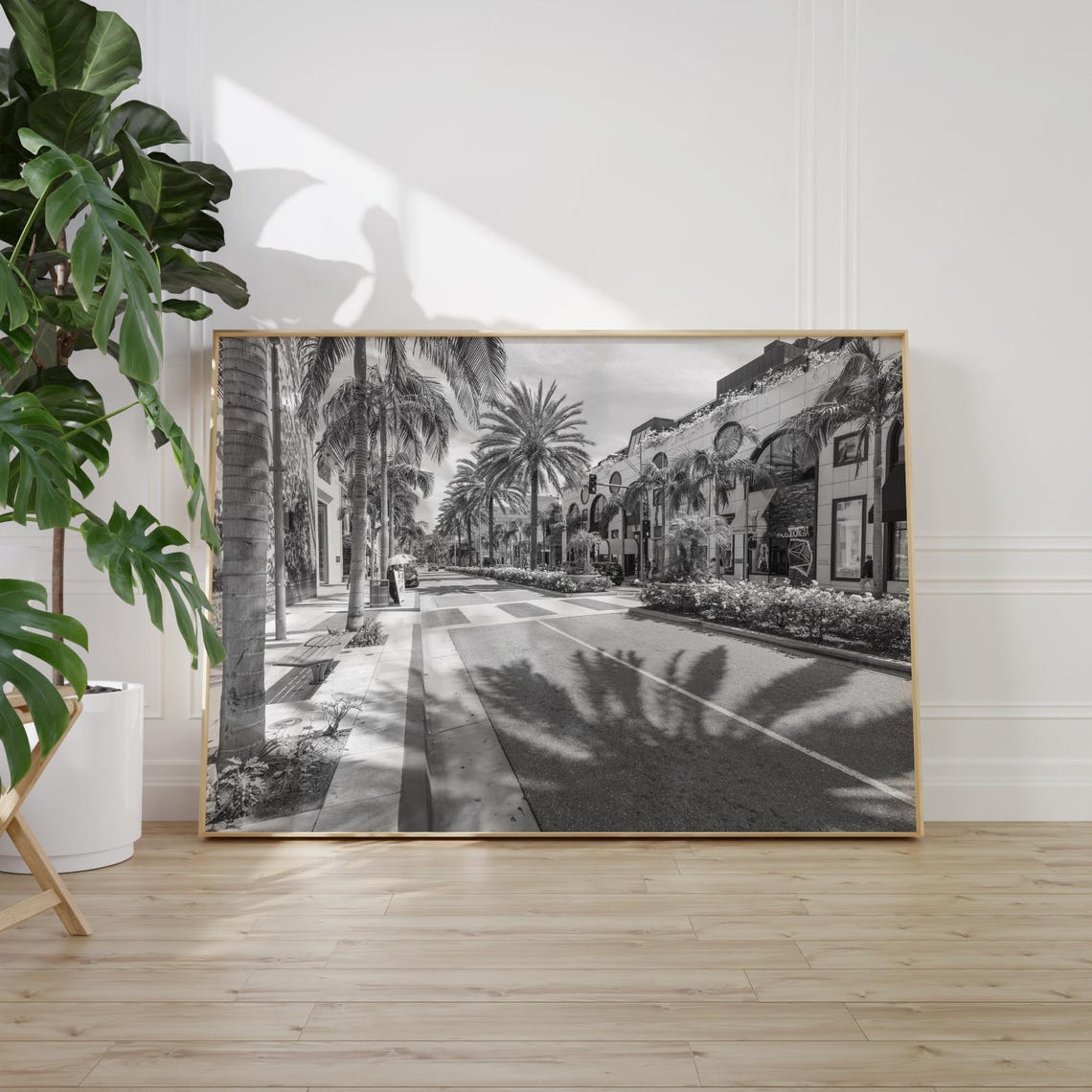 Black And White Los Angeles Print Los Angeles Wall Art Los Angeles Poster Los Angeles Photo Los Angeles Poster Print California - Image 2