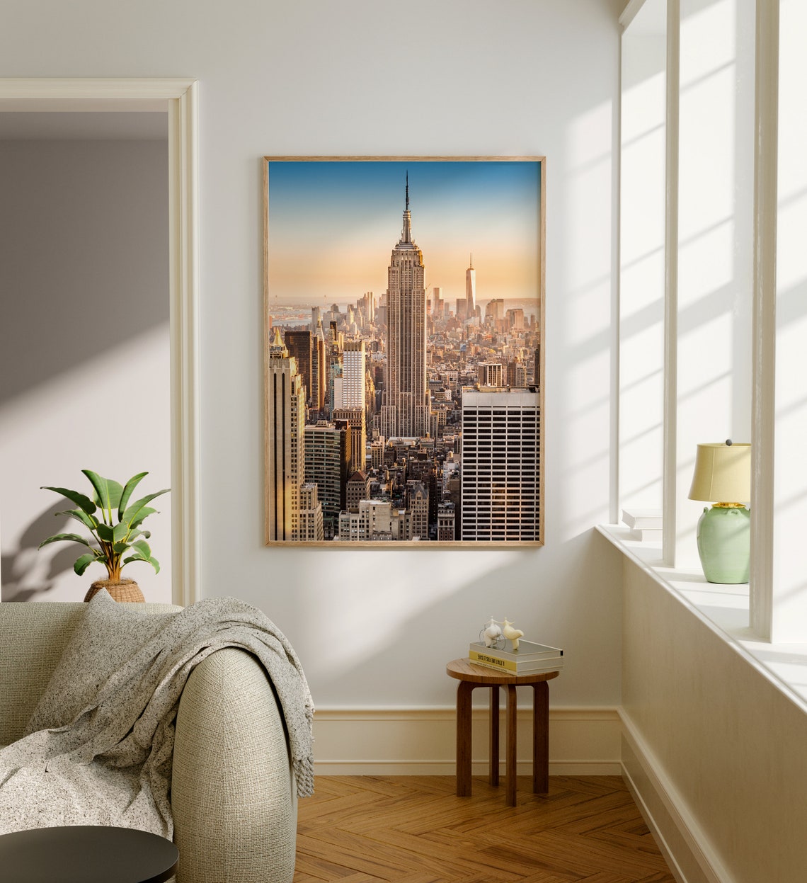 New York City Empire State Building Manhattan Sunset View Poster - Image 5