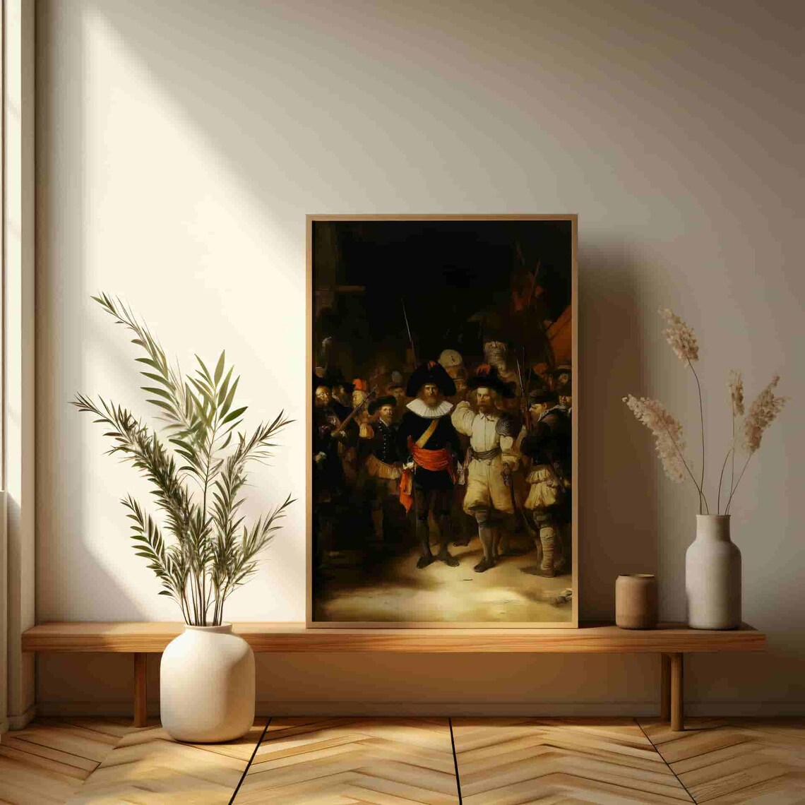 Rembrandt The Night Watch 1642 Dutch Golden Age Painting Poster - Image 3