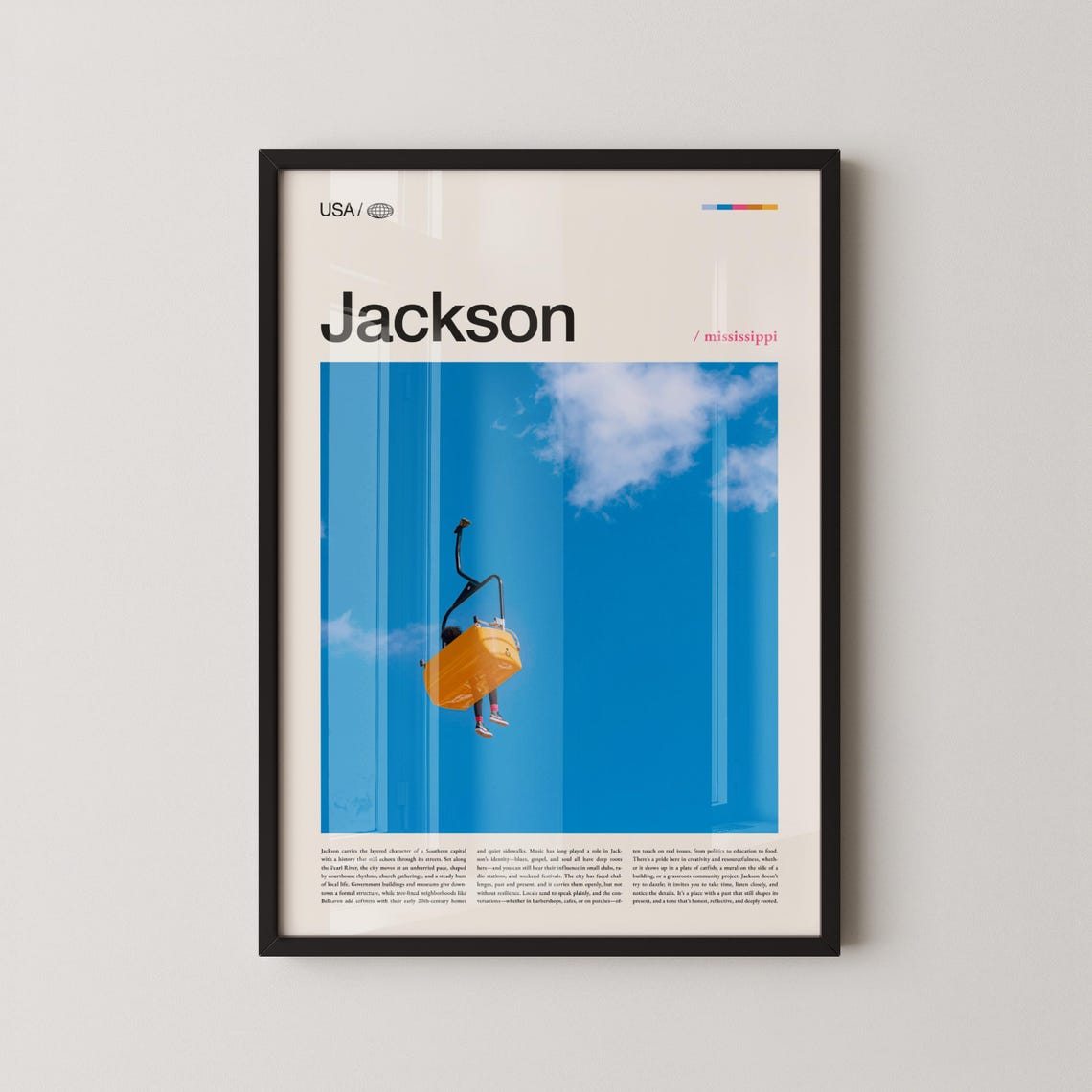 Jackson Mississippi Wall Art Historic Capital City Print Poster Scenic Southern Photography Heart Of Decor