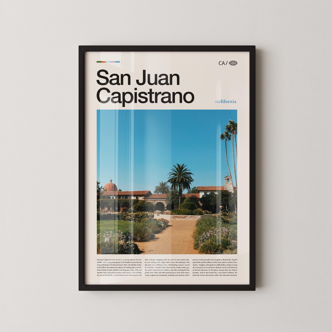 San Juan Capistrano Mission Historic California Photo Poster