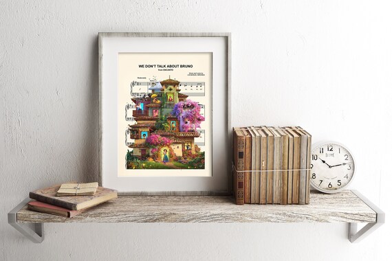 Encanto Characters We Dont Talk About Bruno Sheet Music Art Print