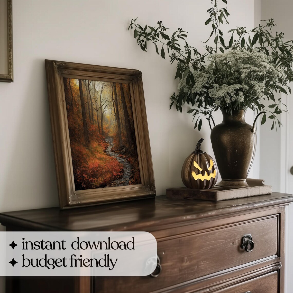 Autumn Forest Print, Fall Home Decor Wall Art - Image 5
