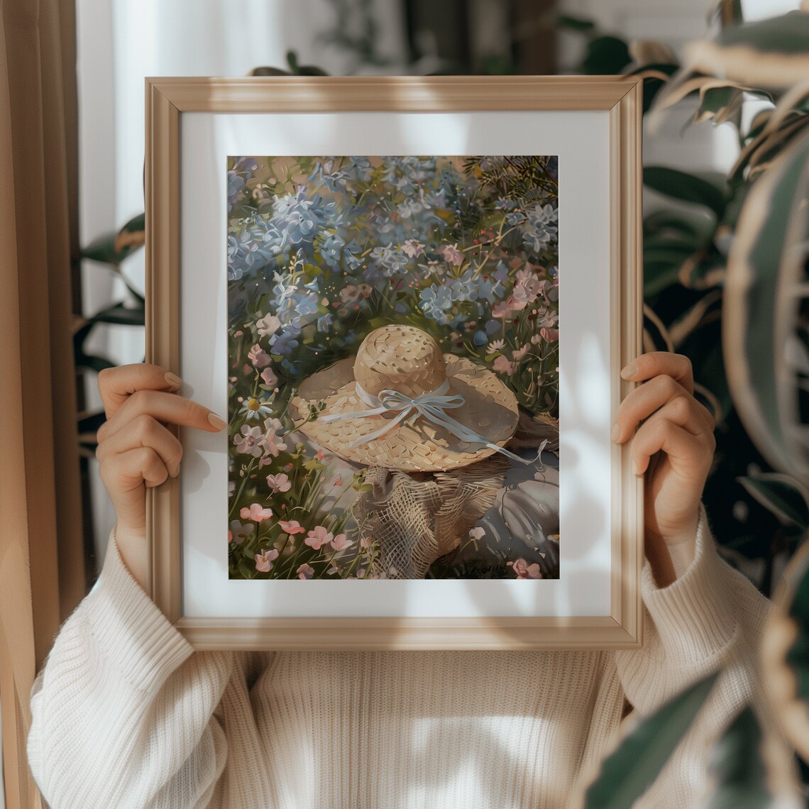 Spring Wildflower Meadow Art Print, Light Academia - Image 4