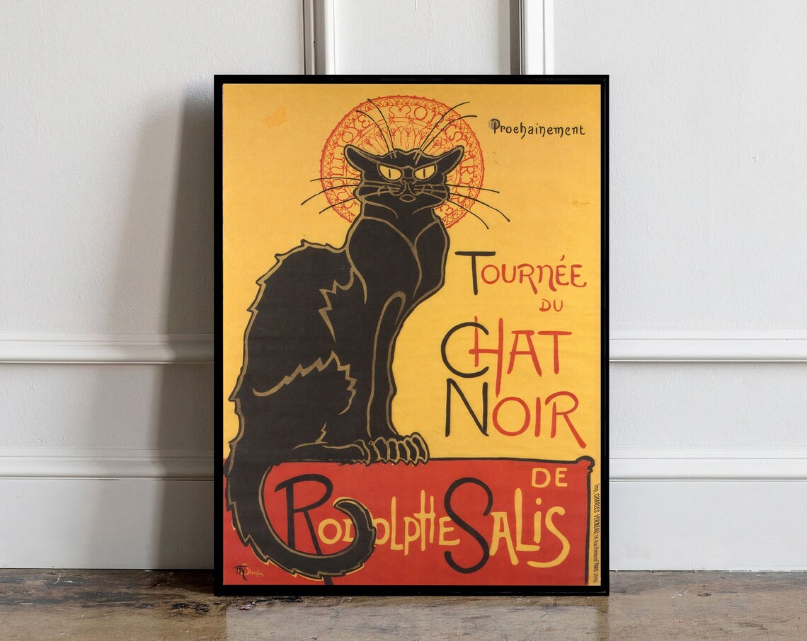 Le Chat Noir Vintage Poster, Théophile Steinlen - Image 2