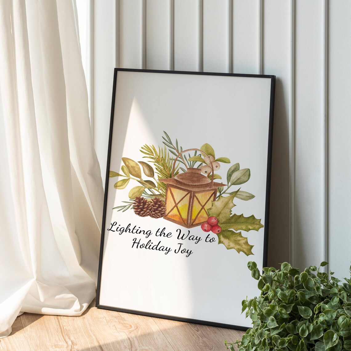 Lighting The Way To Holiday Joy Christmas Lantern