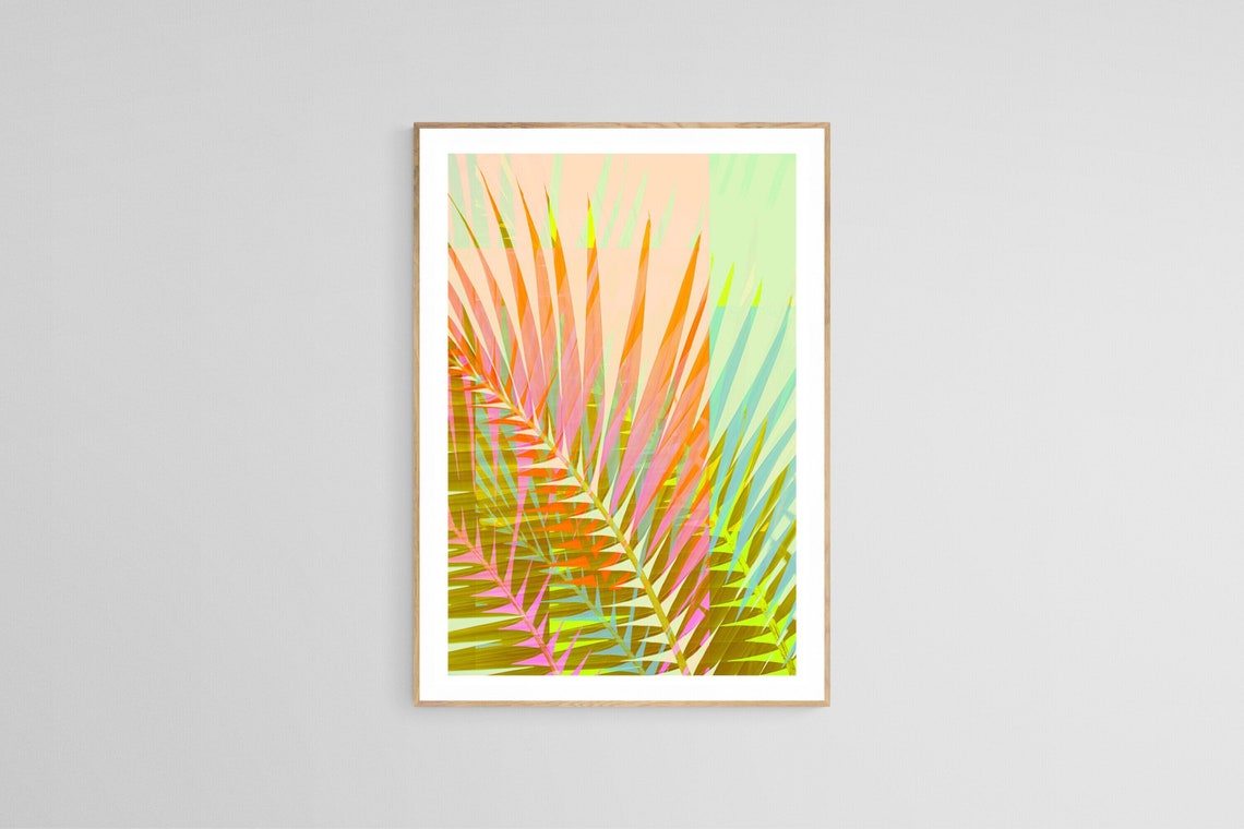 Palm Tree, Tropical Boho Art Print