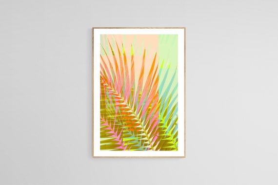 Palm Tree, Tropical Boho Art Print