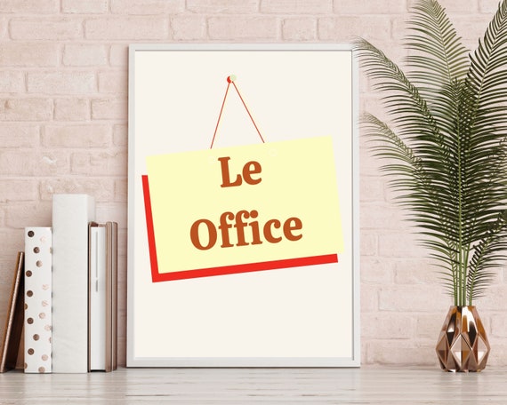 Le Office Cute Decor Print for Women
