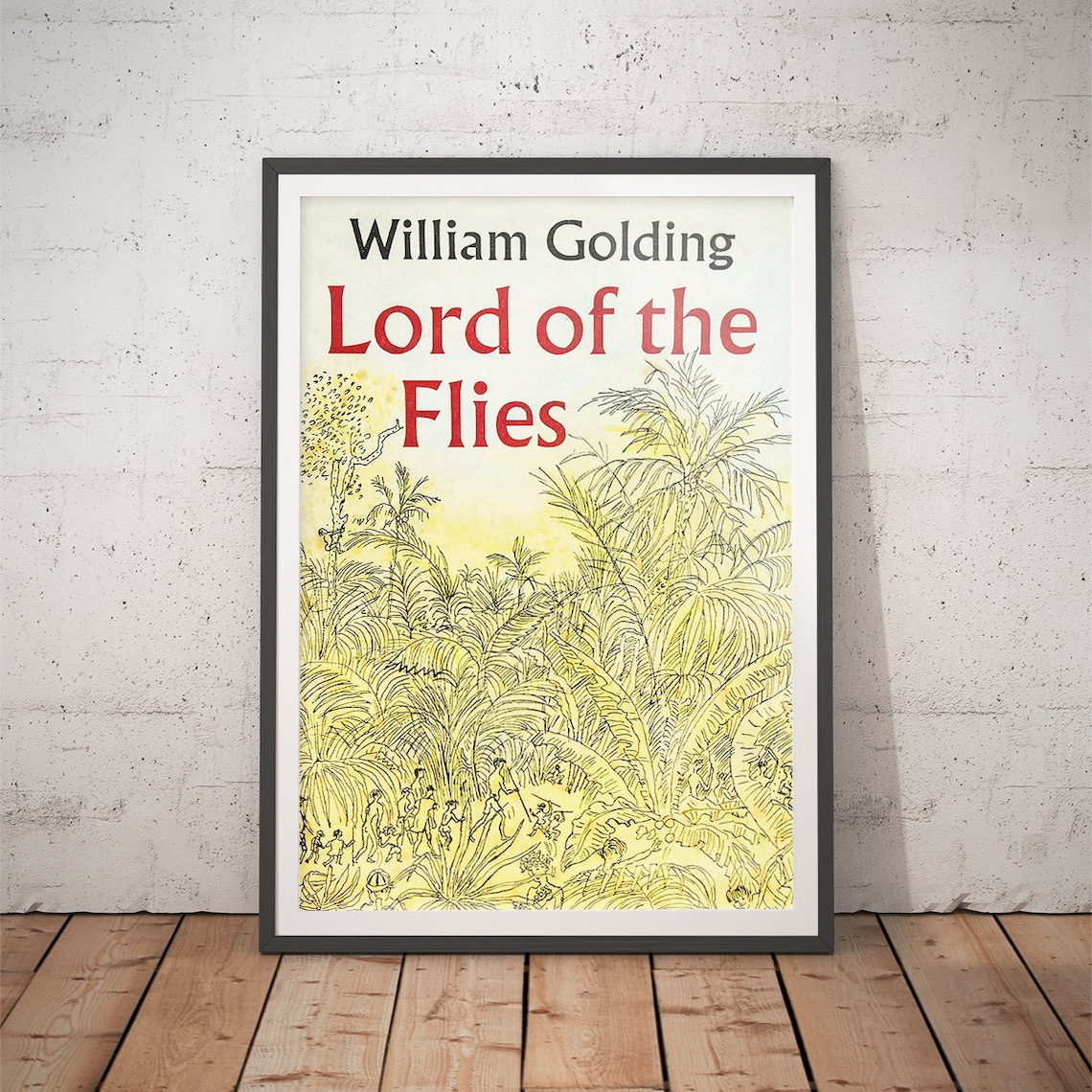 Lord Of The Flies Vintage Literary Poster Print