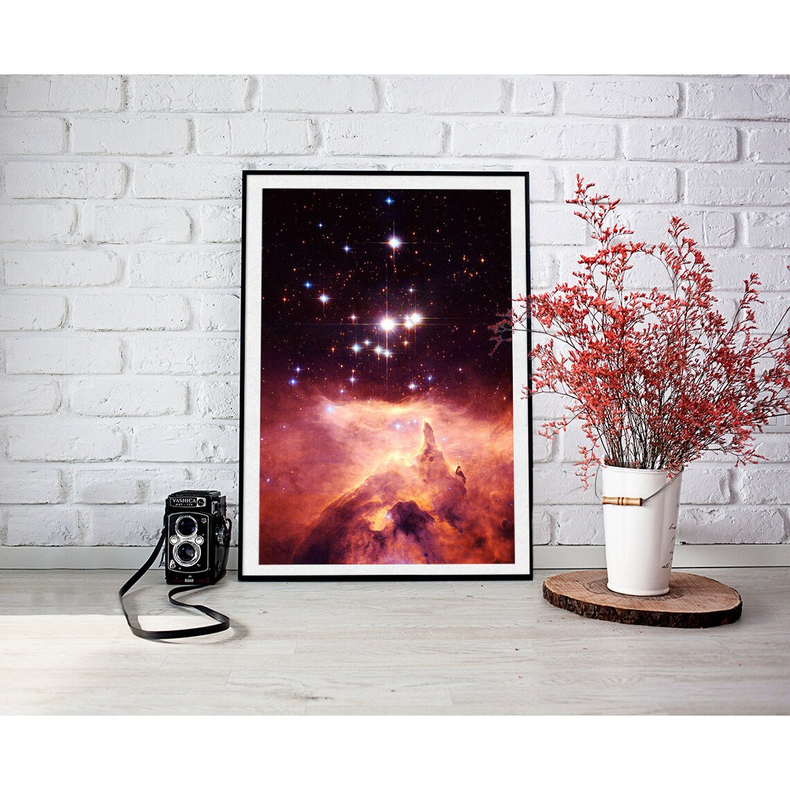 Hubble Stars Galaxy Print, Outer Space Decor - Image 3