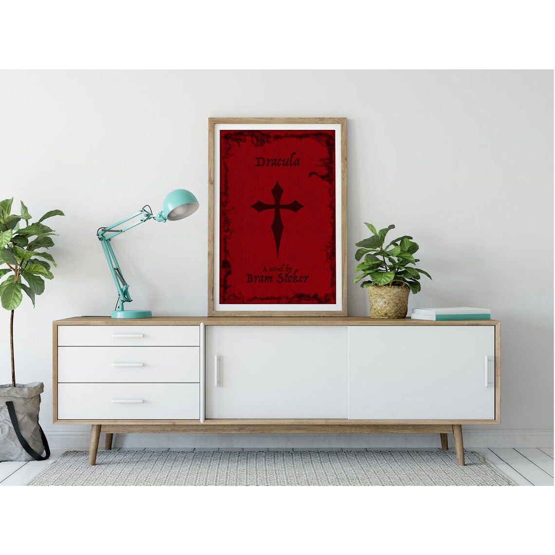 Dracula Antique Poster, Literary Home Art Print - Image 4