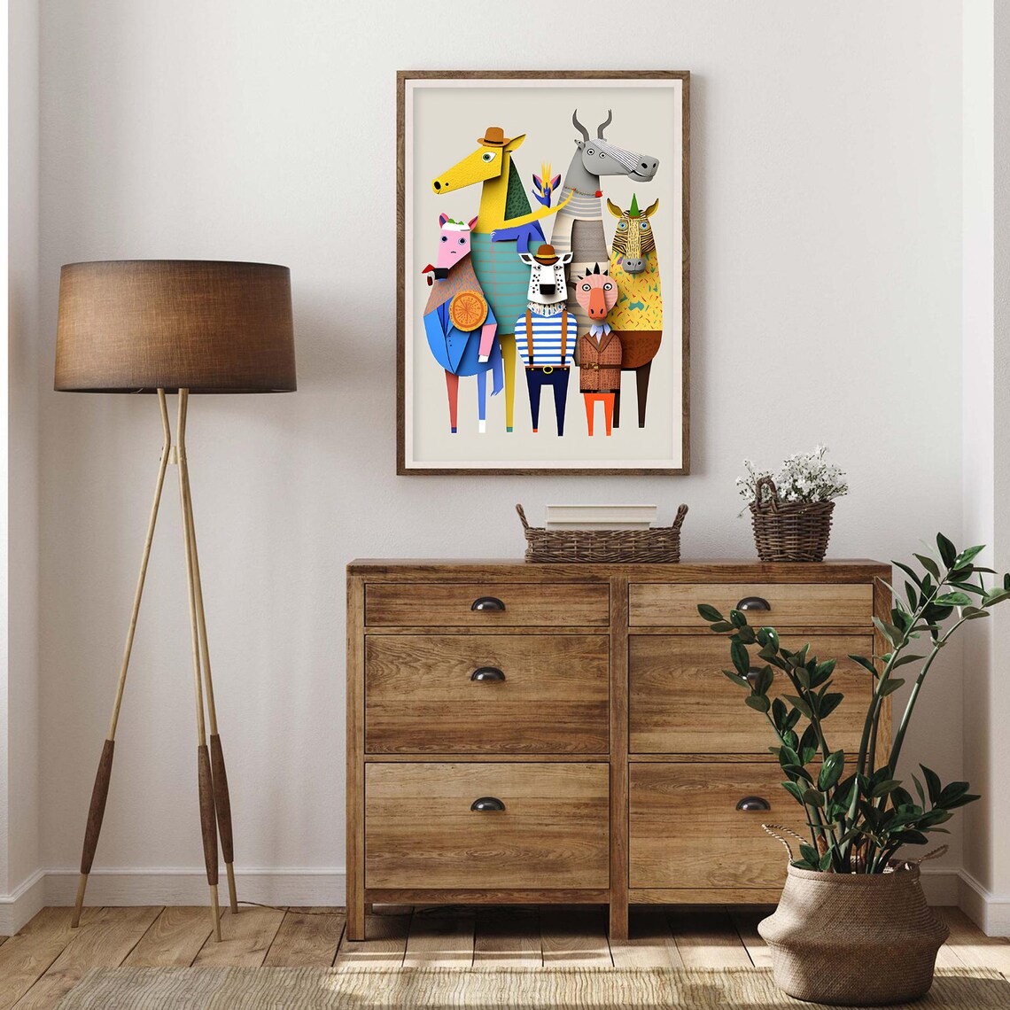 Animal Print Cute Nursery Decor Art Print - Image 3