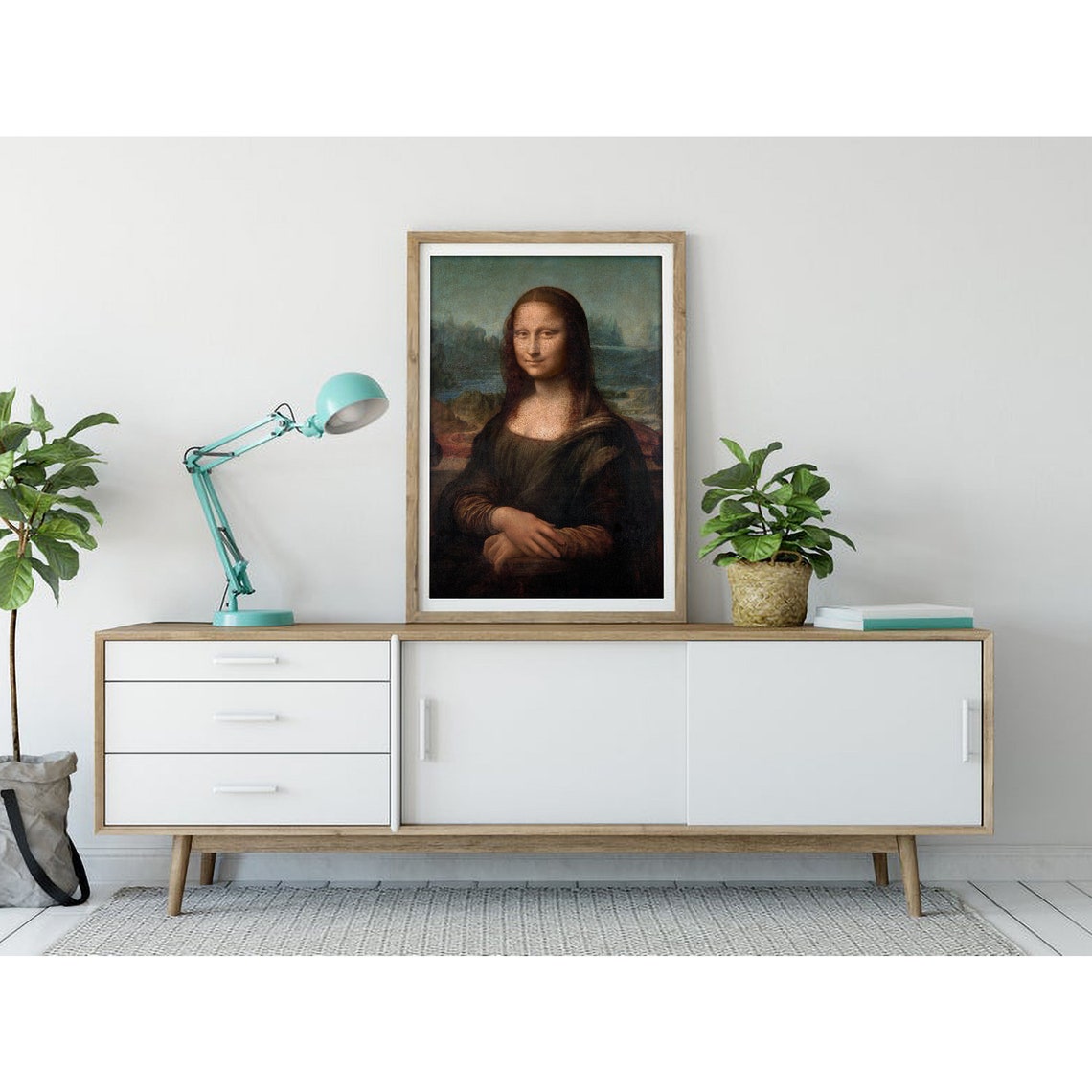 Leonardo da Vinci Mona Lisa Italian Renaissance Portrait Art Poster - Image 3